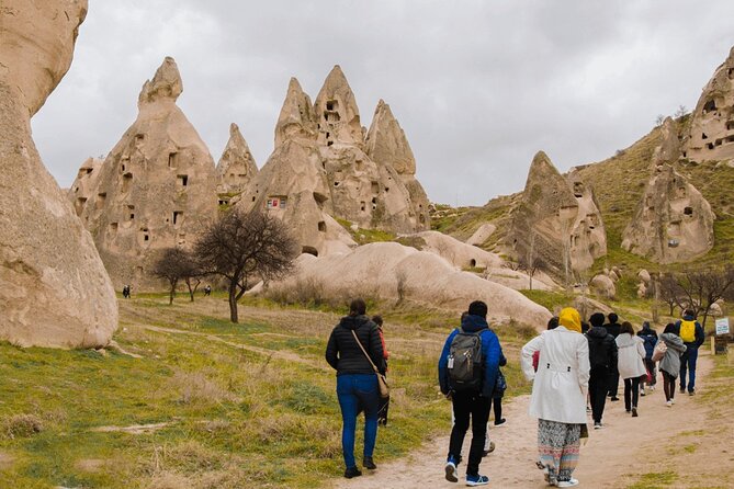 2 Days Red and Green tour - Day one begins above Göreme at Uçhisar Castle