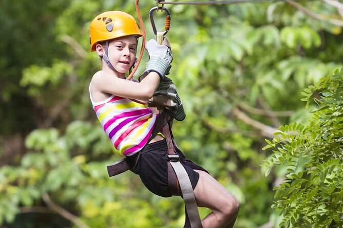 3 in 1 Rafting Buggy Safari and Zipline Adventure in Antalya - The zipline delivers a quick aerial rush