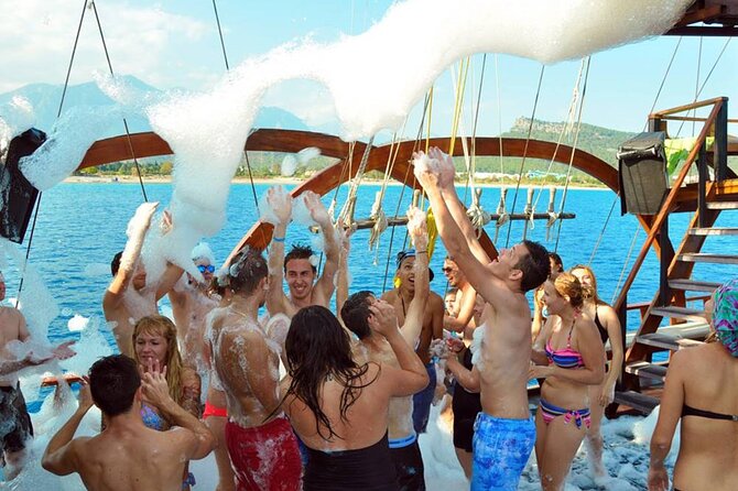 Alanya All Inclusive Pirate Boat Trip With Hotel Transfer - Swim stops in the Mediterranean