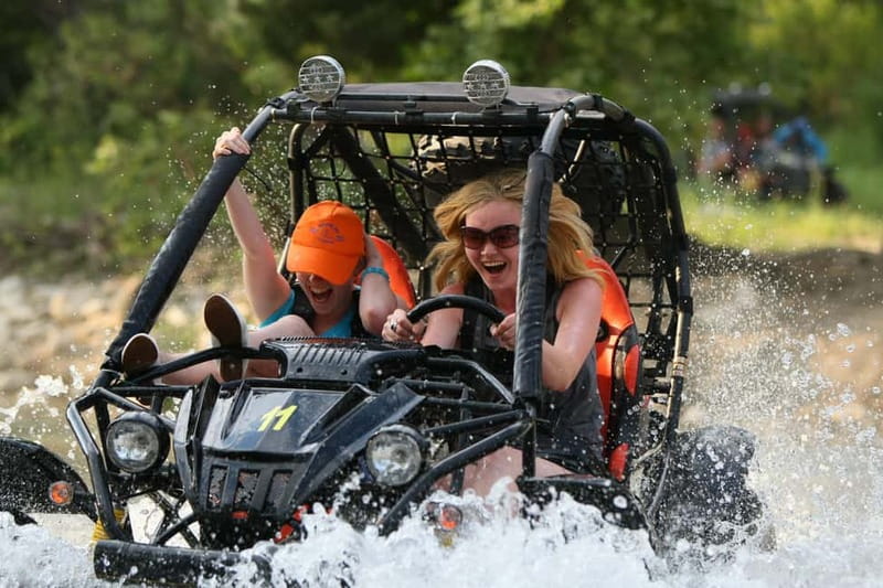 Alanya /Antalya /Side Rafting and Buggy, Quad Option Zipline - Buggy or quad safari across the park
