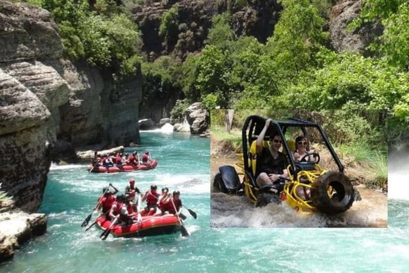 Alanya /Antalya /Side Rafting and Buggy, Quad Option Zipline - What the river section is really like