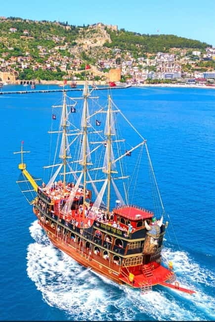 Alanya: Biggest Pirate Boat Tour with Soft Drinks and Lunch - What kind of Alanya boat trip is this?