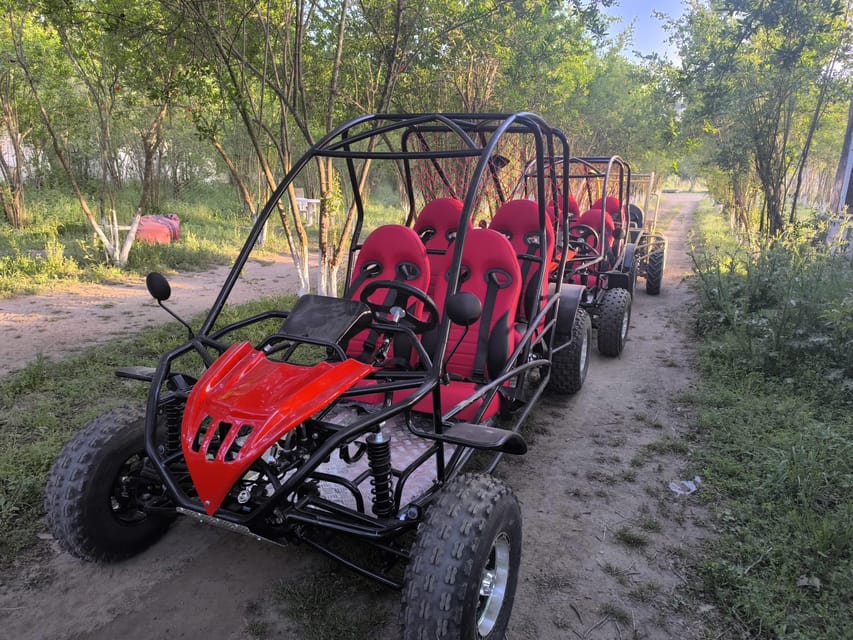 Alanya Buggy Safari: Thrill by River & Muddy Forest - Following the instructor on dusty riverside tracks
