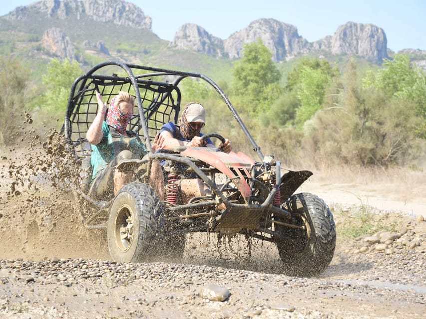 Alanya: Buggy Safari Tour with Swimming - Dust, safety gear, and what to wear