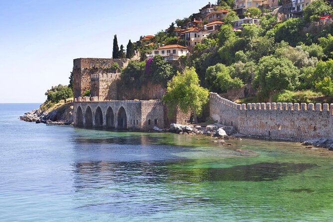 Alanya Cable Car, Red Tower, Castle Walk & Shipyard Tour - Walking through Alanya Castle’s 13th-century walls
