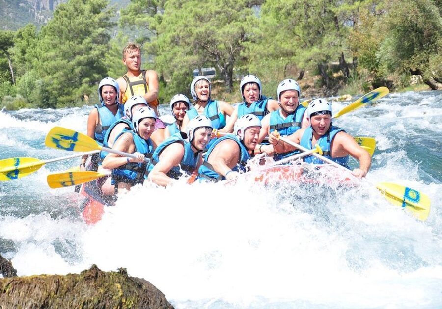 Alanya/City of Side: Canyoning, Rafting and Ziplining Tour - Starting from Alanya or Side