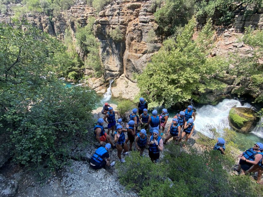 Alanya/City of Side: Canyoning, Rafting and Ziplining Tour - Rafting 14 kilometers on the Koprucay