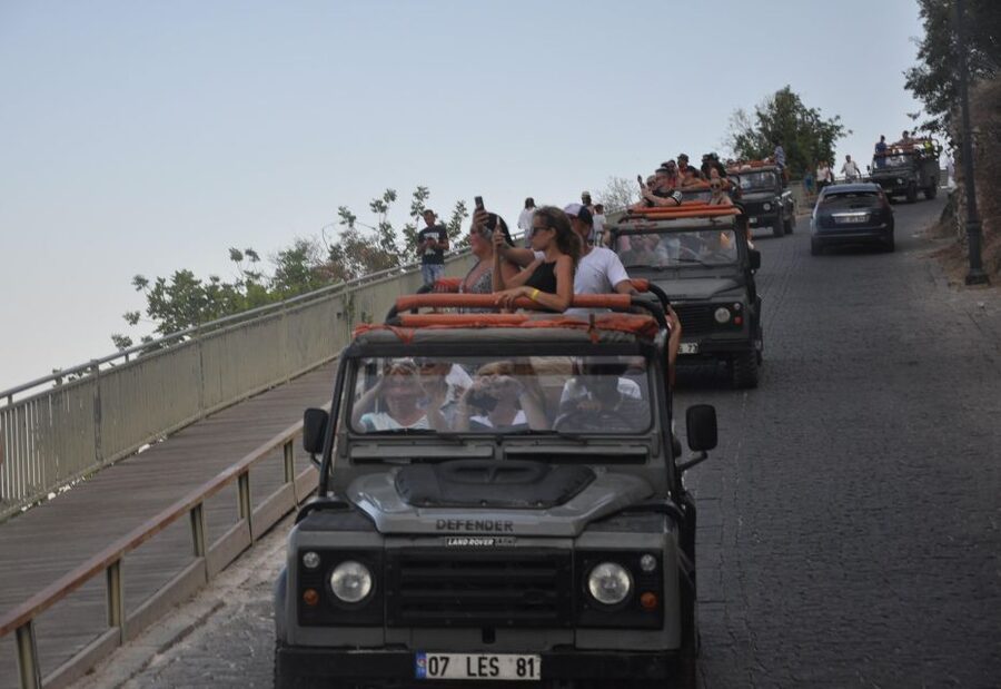 Alanya: Evening Jeep Tour with Sunset Boat Trip and Dinner - What the $51 price really covers