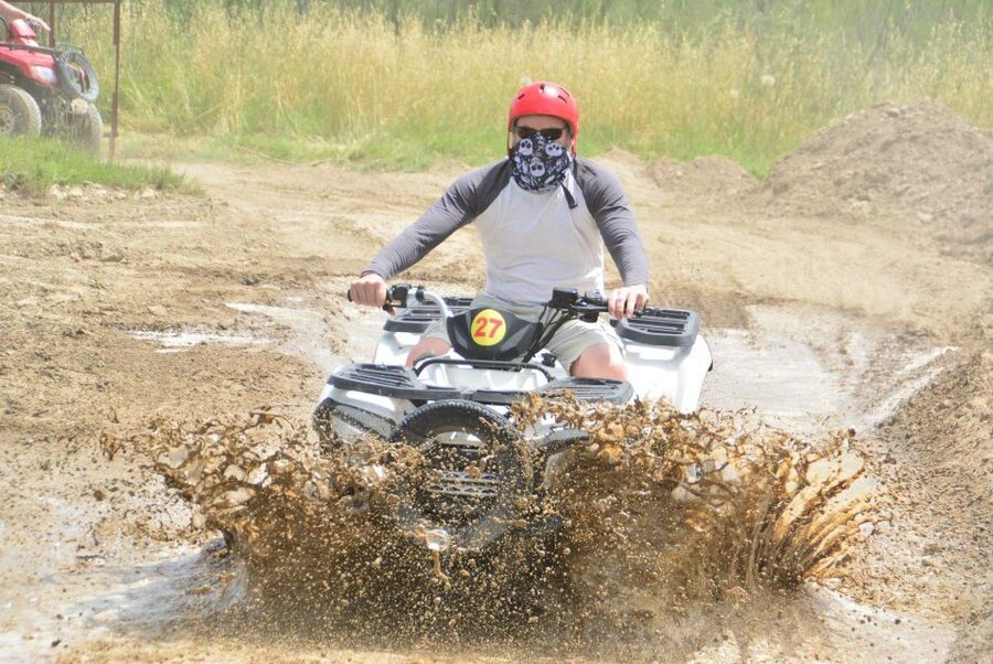 Alanya: Forest Quad-Bike Excursion with Hotel Pickup - Guides, group control, and safety