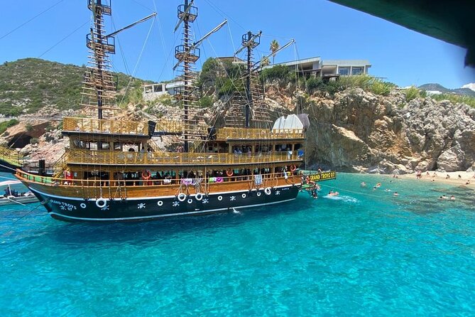 Alanya Grand Pirate Boat Tour with Lunch, Soft Drinks & Transfer - What the $35.06 price really covers