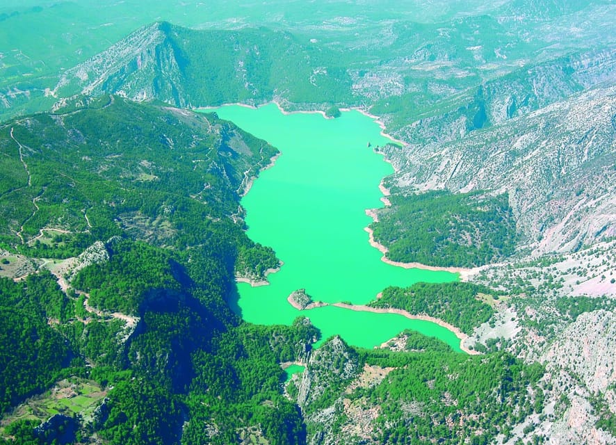 Alanya: Green Canyon Boat Trip with Lunch and Hotel Pickup - Boarding the boat in Green Canyon