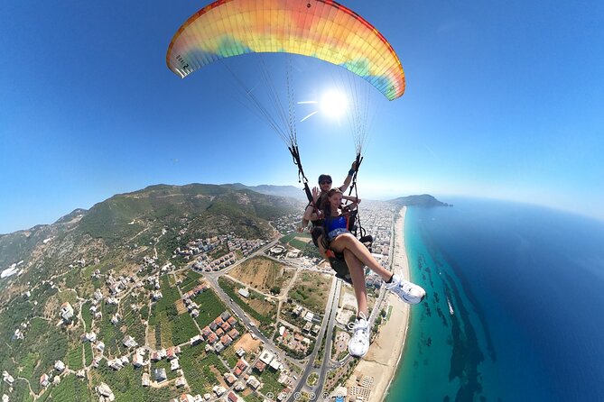 Alanya Paragliding With Experienced Pilot's - Flying above Alanya from a 700-meter hill