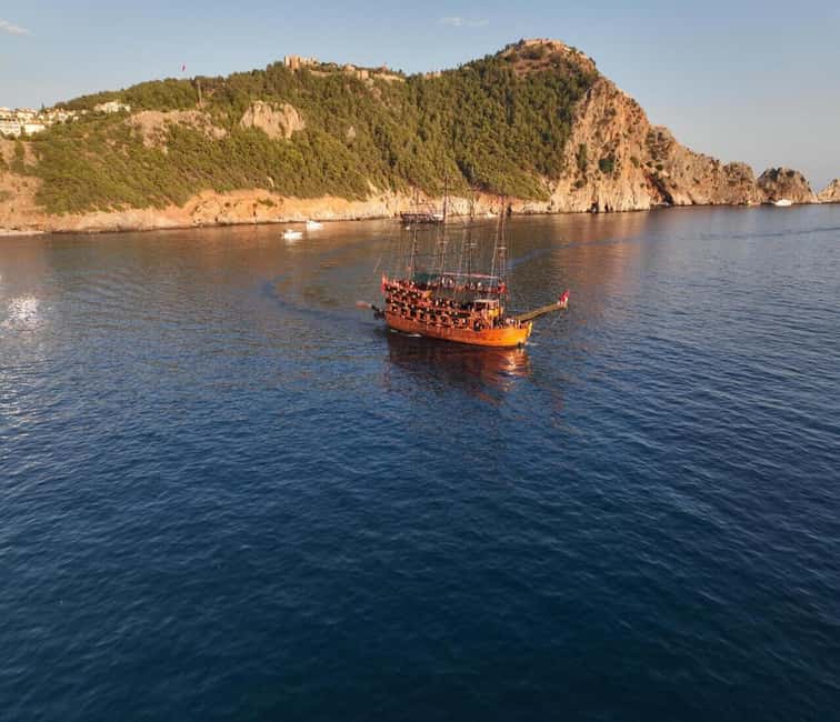 Alanya: Pirate Boat with Lunch and Unlimited Drinks - Key points at a glance
