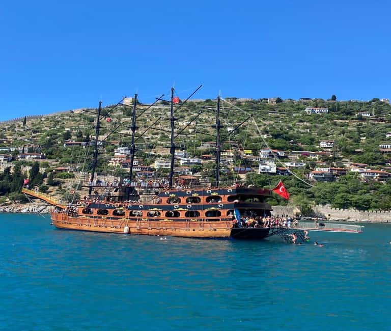 Alanya: Pirate Boat with Lunch and Unlimited Drinks - Setting sail from Alanya on the GRAND TROYS07
