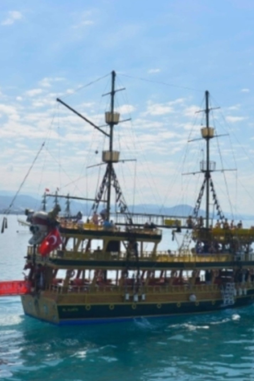 Alanya: Pirate Ship Cruise with Food and Swimming Stops - The Foam Party on the Way Back