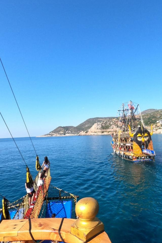 Alanya: Pirates Boat Trip with Lunch and Hotel Pickup - Seeing Alanya Castle, the Red Tower, and Old Shipyard from the water