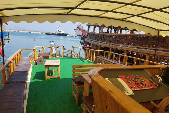 Alanya Relaxing Boat Tour with Lunch, Soft Drinks & Transfer - Timing, weather, and booking details