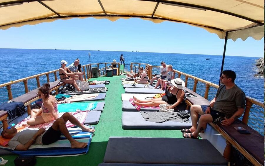 Alanya Relaxing Family Boat Tour Without Foam And Loud Music - What to bring for a comfortable half-day
