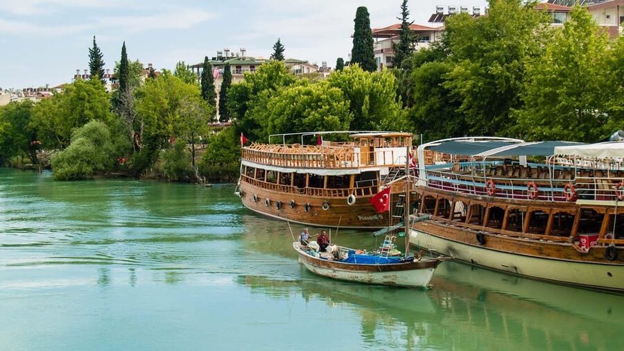 Alanya/Side: Manavgat River & Waterfall, Boat Tour, & Bazaar - Manavgat Waterfall: beautiful, short, and not a swimming stop