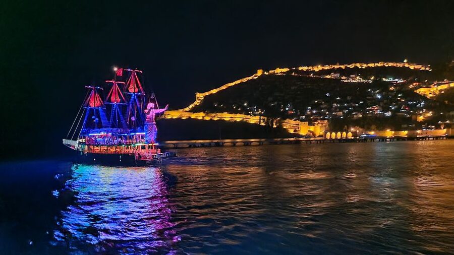 Alanya: Sunset Cruise with Dinner - The Pirates, Lovers, and Phosphorus Caves