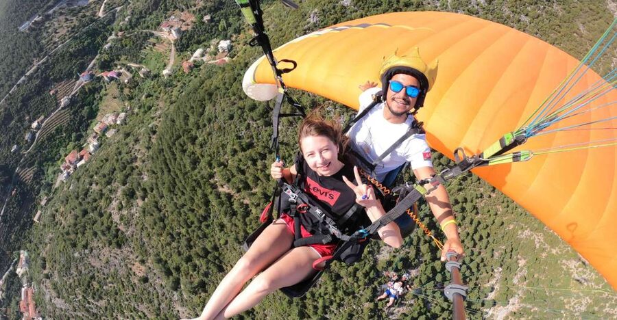 Alanya: Tandem Paragliding Over a Castle and the Sea - From Alanya streets to the 700-meter launch point