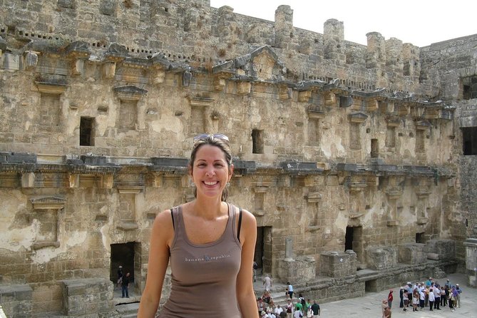 Alanya to Aspendos, Kursunlu Waterfalls and City of Side Tour - Aspendos Theatre: an impressive Roman structure at an added cost