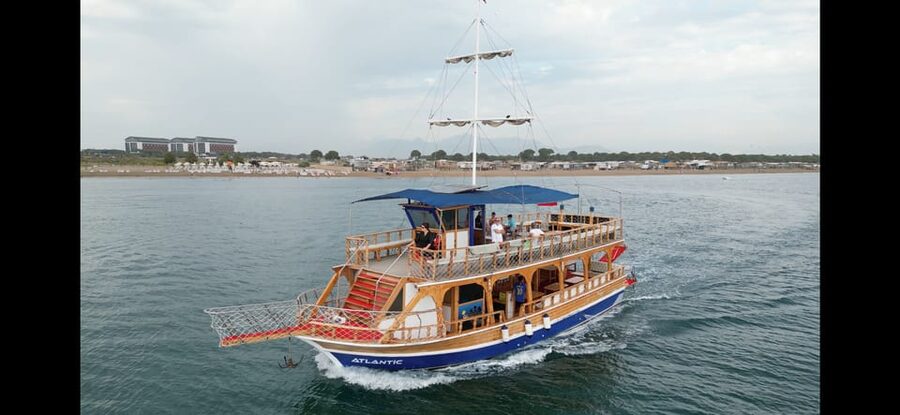 Antalya: Beach & Waterfalls Boat Trip w/ Lunch & Soft Drinks - Karpuzkaldiran Waterfall and the coastal caves