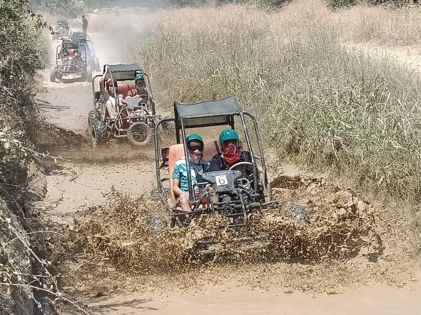 Antalya: Buggy or Quad and Rafting Tour with Lunch - Buggy or quad riding on muddy trails