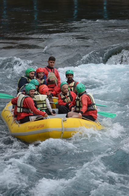 Antalya: Canyoning, Rafting, Quad, Jeep & Zipline with Lunch - Lunch beside the river, with one timing warning