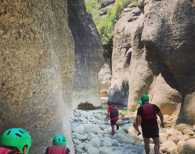 Antalya: Canyoning, Rafting, Quad, Jeep & Zipline with Lunch - Scrambling through the canyon for about an hour