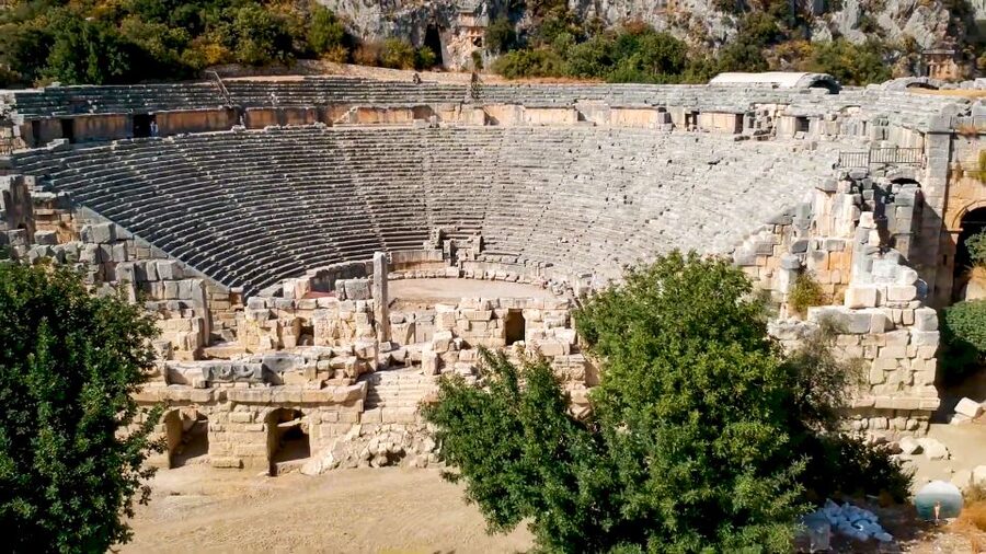 Antalya/Kemer: Kekova Sunken City, Demre & Lycia Day Tour - Lunch with Turkish dishes and vegetarian choices