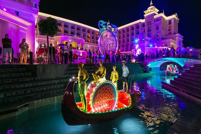 Antalya Land of Legends Night Show With Boat Parade - How much time you get inside