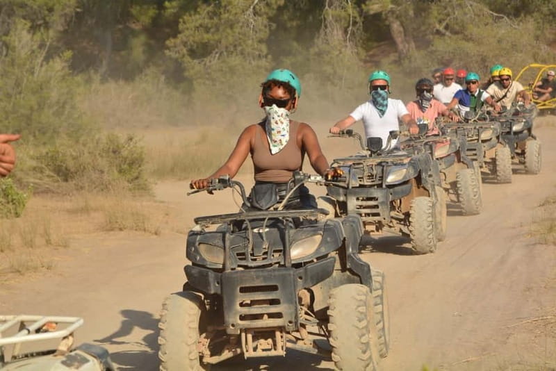 Antalya: Lara Beach Region Quad Safari - Dust, clothing, and the gear you need