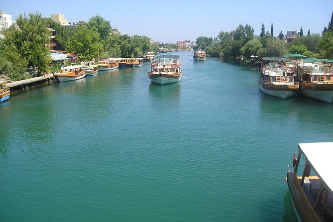 Antalya: Manavgat River Cruise, Waterfalls and Market Tour - Cruising where the Manavgat River meets the sea