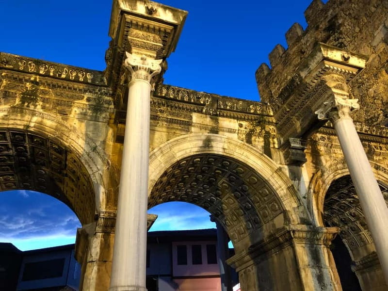 Antalya: Old Town Walking Tour with Dessert Tasting - Hadrian’s Gate and the ancient city walls