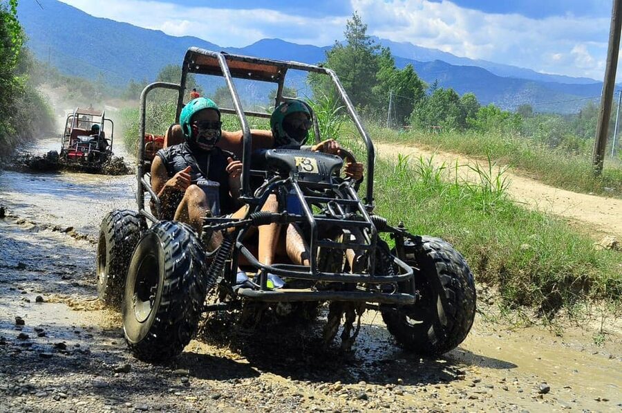 Antalya: Private Rafting, Zipline, Quad or Buggy w/ Lunch - Lunch beside the river