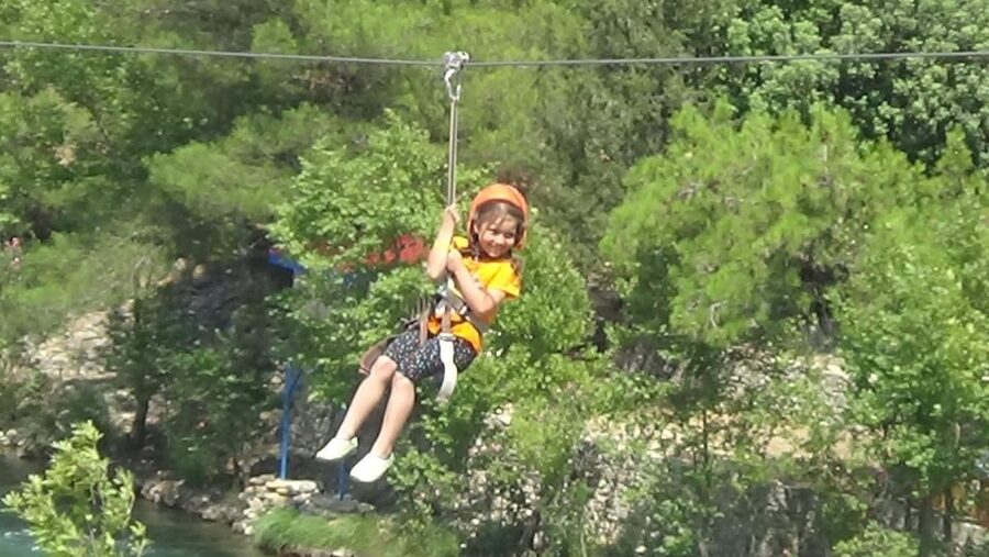 Antalya:Rafting,Jeep&Buggy Safari,Zipline,Lunch wCanyonVisit - A 600-meter zipline over the forest