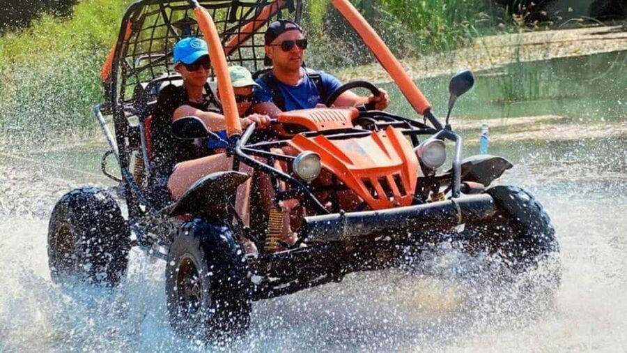 Antalya: Rafting with Lunch and Zipline/ATV or Jeep Option - A zipline view of the canyon
