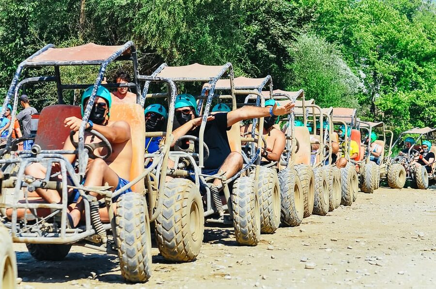Antalya: Ziplining, Rafting, Jeep Tour & Quad Safari w/Lunch - Ziplining over the activity base