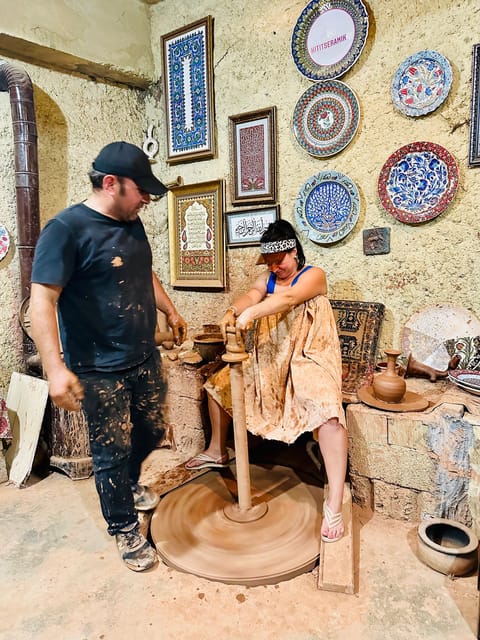 Avanos: Pottery Workshop with Clay Making Experience - Your turn at the wheel