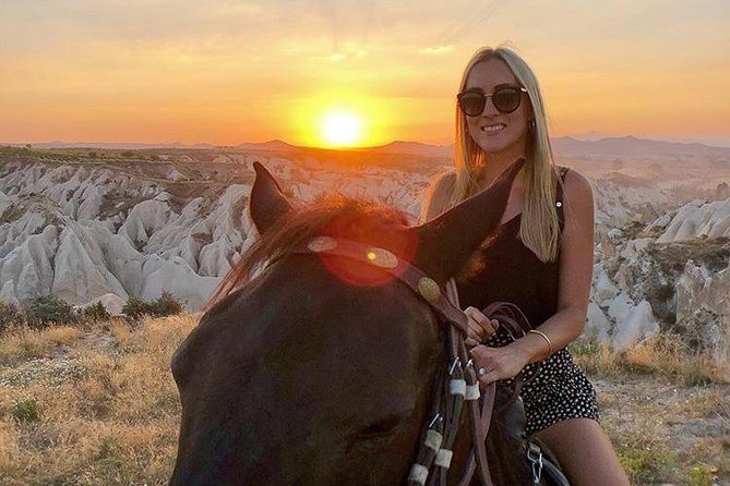 Best Sunrise Horse Riding Tour in Cappadocia - Min.2 pax. - Looking toward Uçhisar Castle