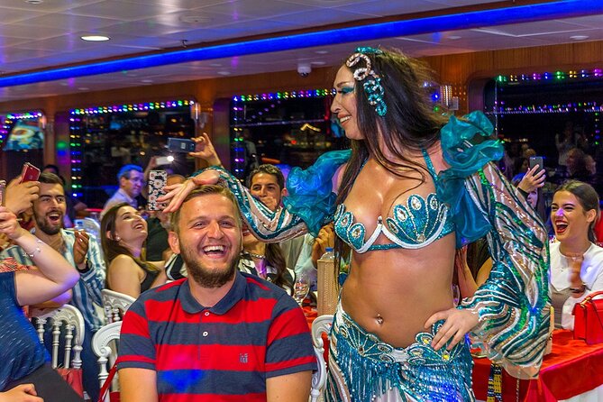 Bosphorus Dinner Cruise with Folklore Show & Belly Dancers - Belly dancing, folk music, and a busy stage