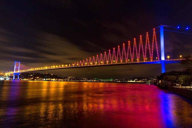 Bosphorus Night Cruise: Dinner, Drinks & Hotel Pickup - Pickup, group size, and the midnight return