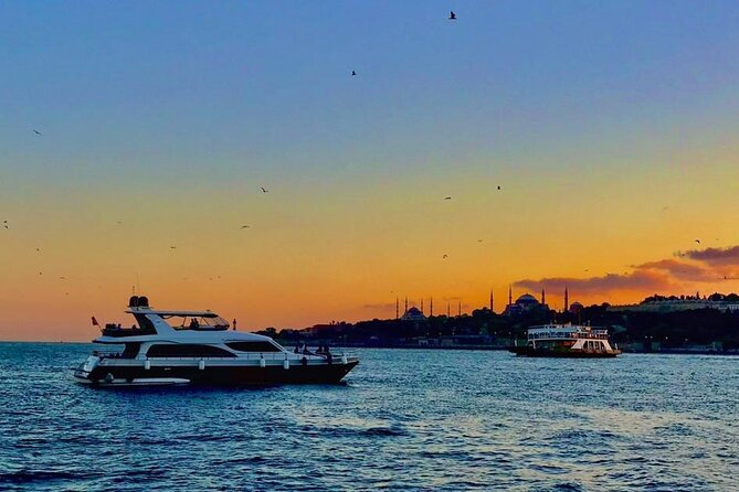 Bosphorus Sunset: An Enchanting Yacht Cruise in Istanbul - North along the European shore