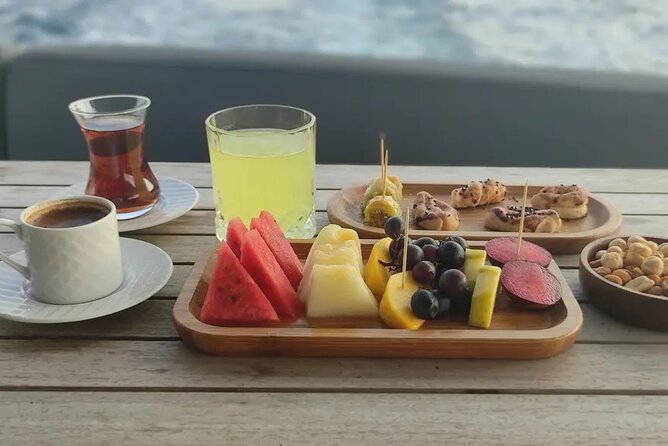 Bosphorus Sunset Cruise on Luxury Yacht with Transfers - Kuruçeşme, Bebek, and Arnavutköy from the European shore