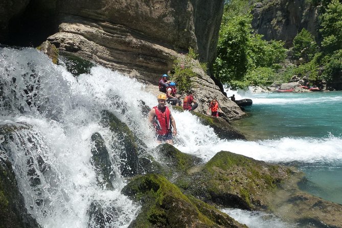Canyoning and Rafting Adventure incl. Lunch from Alanya - Canyoning beside the canyon walls