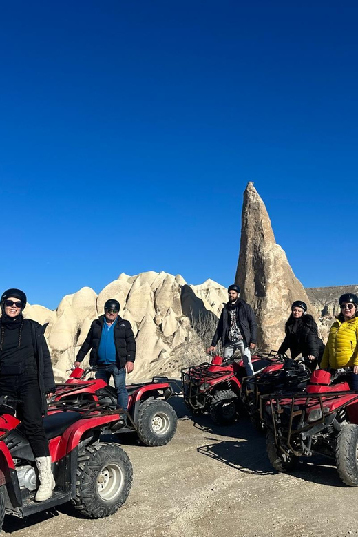 Cappadocia: ATV Adventure Tour with Transfer - White Valley and short breaks on the trail