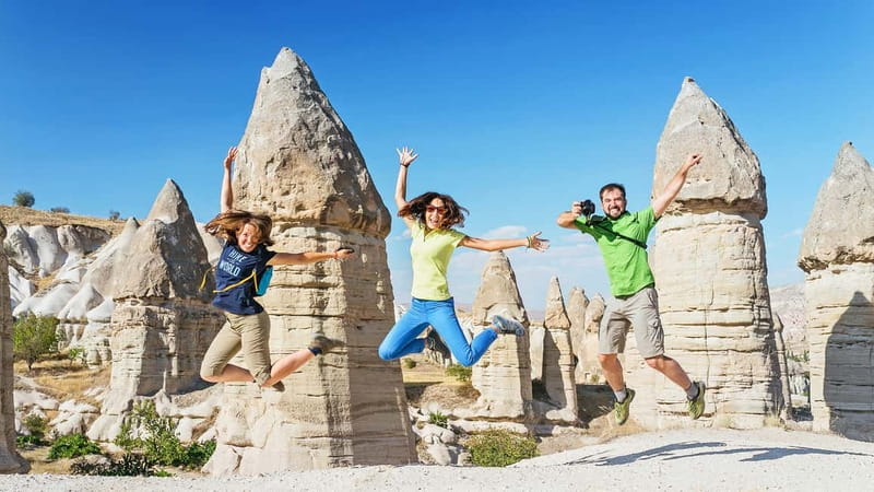 Cappadocia: Best of Red and Green Small Group Guided Tour - Fairy chimneys and the first big views