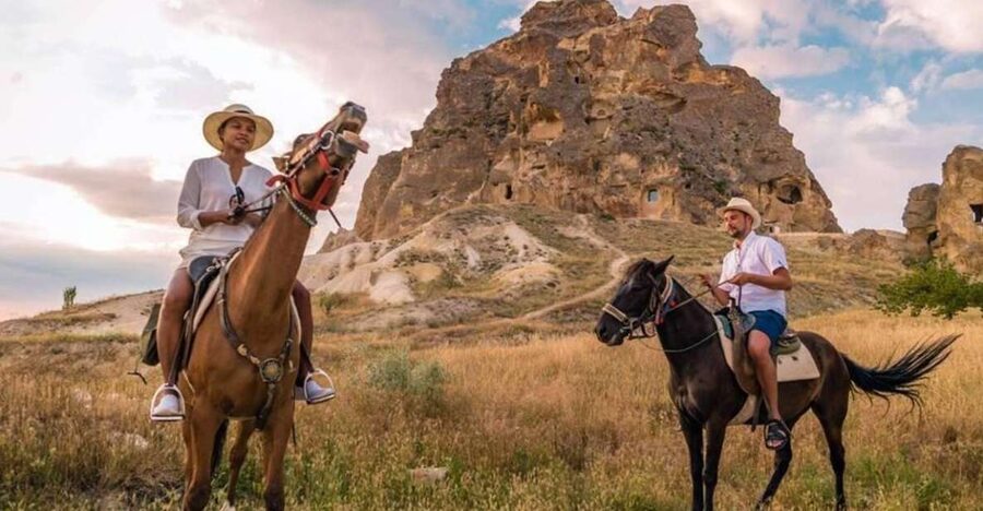 Cappadocia: Horse Riding Tour Sunset or Day Time with Pickup - Rose Valley, with rock corridors and soft color