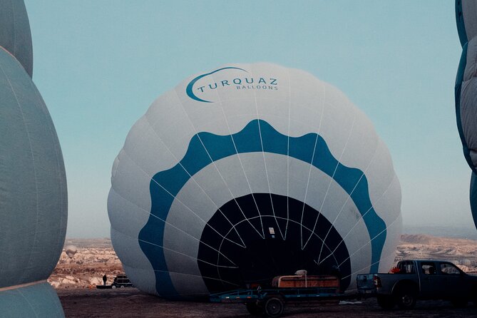 Cappadocia Hot Air Balloon Ride/ Turquaz Balloons - Landing, Champagne, and the small finishing touches